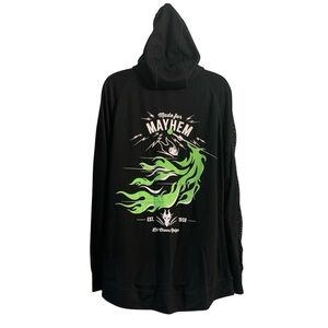 TORRID X Disney Villains Maleficent Lightweight Hoodie Sz 3X